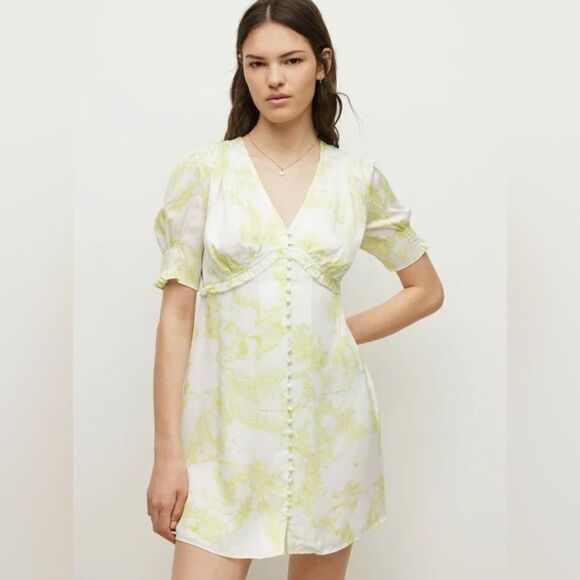 All Saints Dresses & Skirts - NWT Allsaints Demi Marama Dress Sz 8 All Saints- color citrus yellow